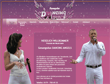 Tablet Screenshot of dancing-angels-live.de